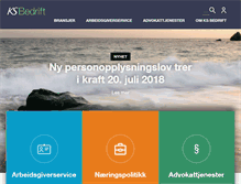 Tablet Screenshot of ksbedrift.no